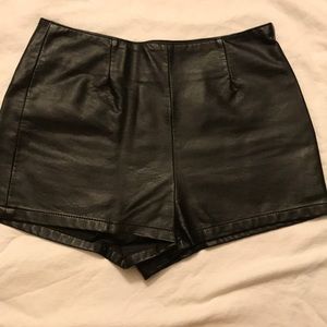 Forever 21 Faux Leather Shorts
